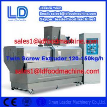 Double screw /fish food extruder /dry pet food / puffed cereal snack extruder machine