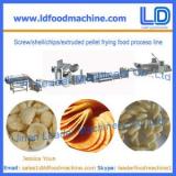 Screw/shell/chips/extruded pellet frying food assembly line